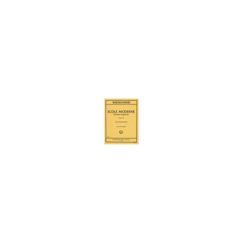 Wieniawski, Henryk - Ecole Moderne op.10 