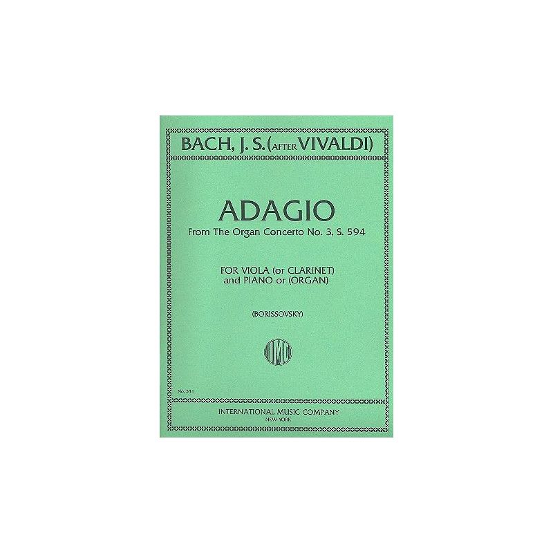 Bach, J.S - Adagio 