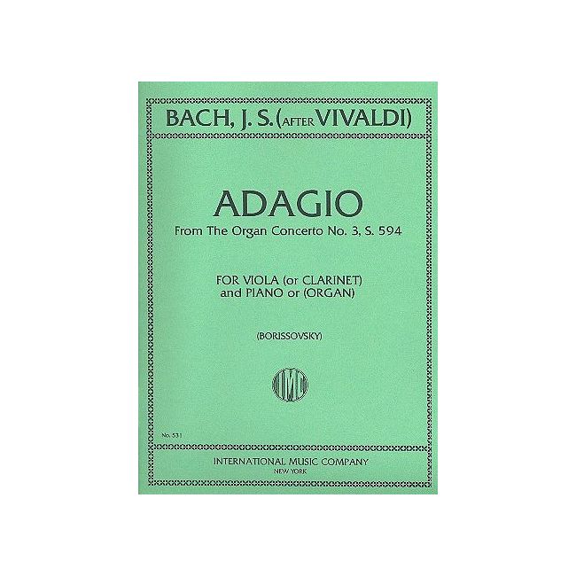 Bach, J.S - Adagio