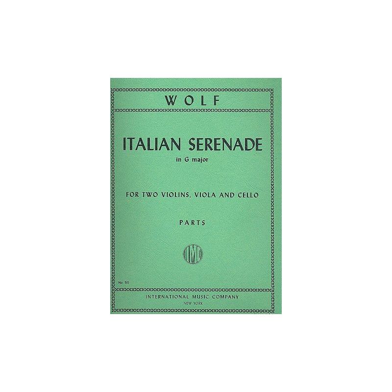 Wolf, Hugo Philipp Jakob - Italian Serenade in G major 