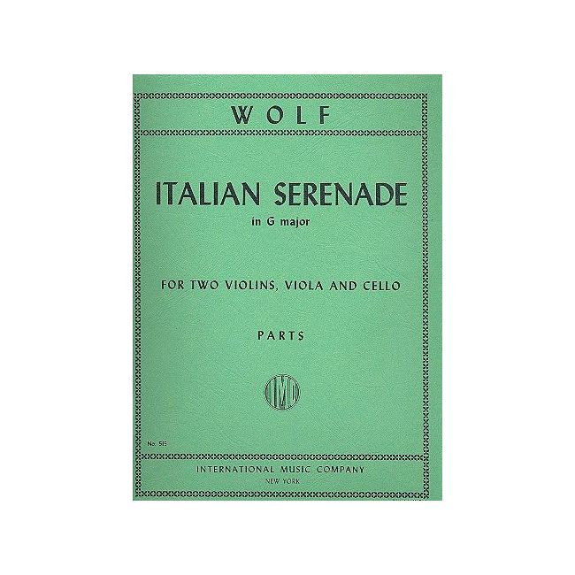Wolf, Hugo Philipp Jakob - Italian Serenade in G major