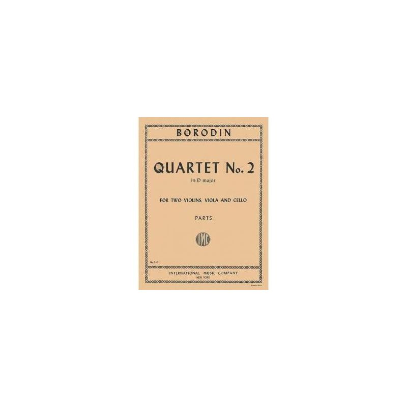 Borodin, Alexander - Quartet No.2 D major, Parts 