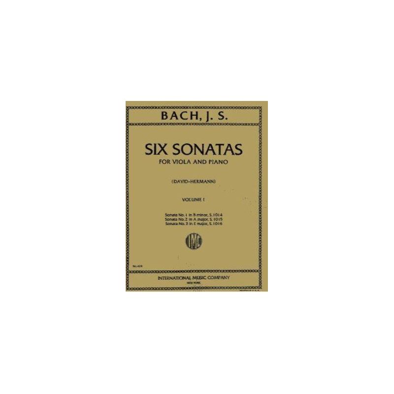 Bach, J.S - 6 Sonatas Vol. 1 BWV 1014-1016 Vol. 1