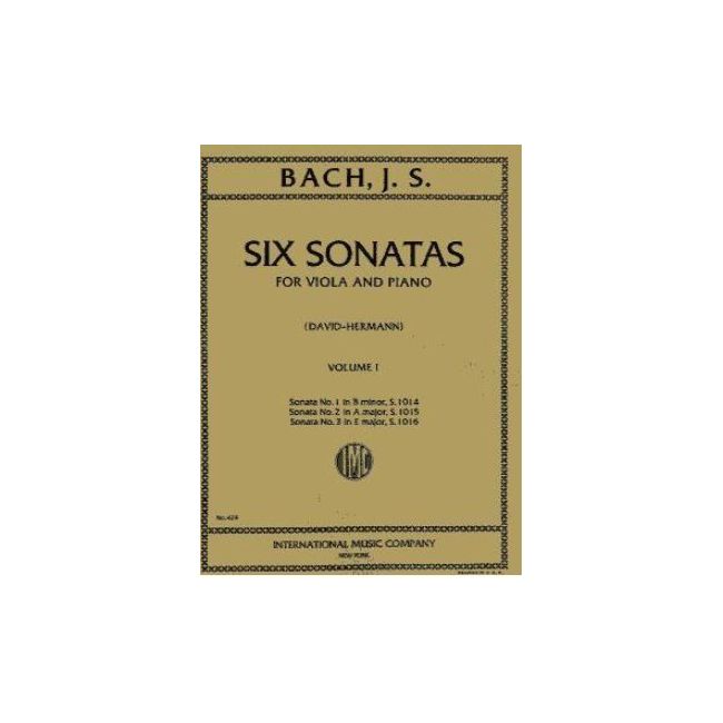 Bach, J.S - 6 Sonatas Vol. 1 BWV 1014-1016 Vol. 1
