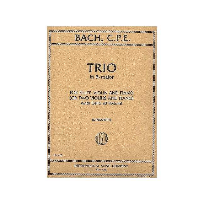 Bach, Carl Philipp Emanuel - Trio in Bb major