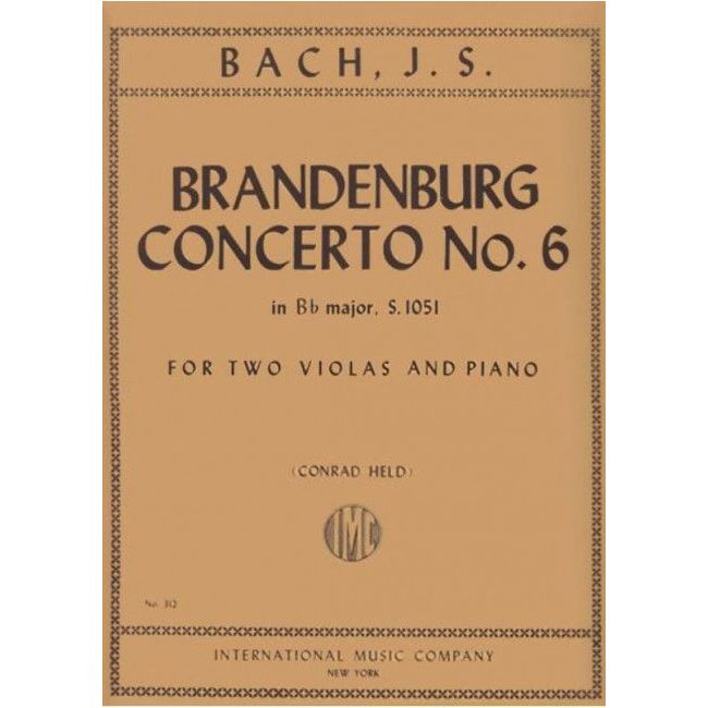 Bach, J.S - Brandenburg Concerto No.6 BWV1051