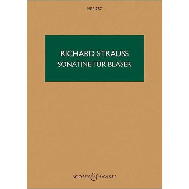 Strauss, Richard - Sonatina No. 1 in F o. Op. AV 135 HPS 757