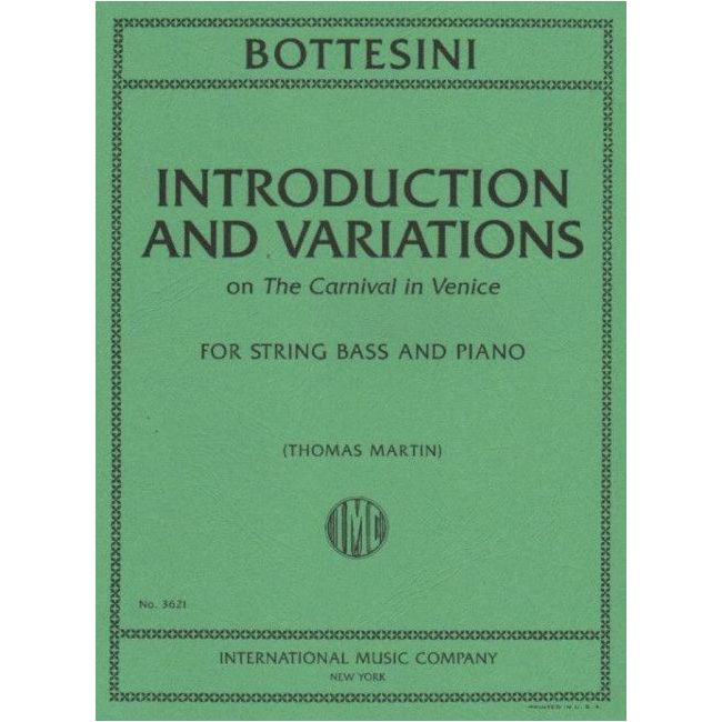 Bottesini, Giovanni - Introduction and Variations