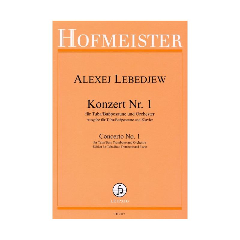Lebedjew, Alexej - Konzert Nr. 1 für Tuba/ Baßposaune und Orchester 