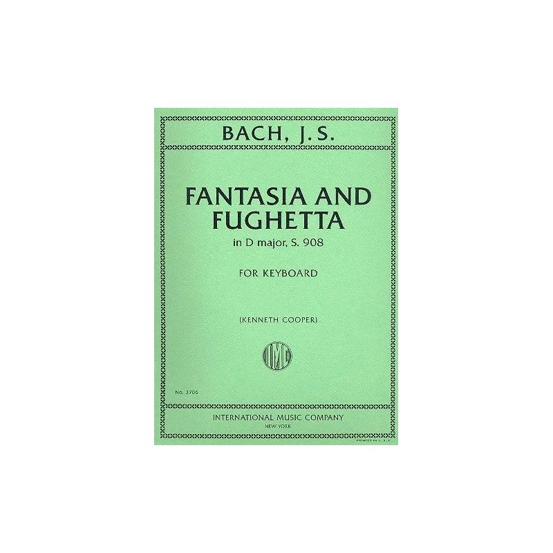 Bach, J.S - Fantasia and Fughetta D major BWV908 
