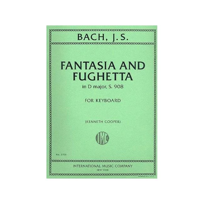 Bach, J.S - Fantasia and Fughetta D major BWV908