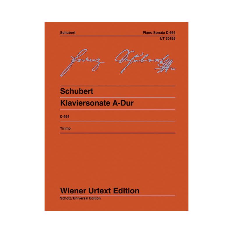 Schubert, Franz - Piano Sonata A Major op. 120 D 644 