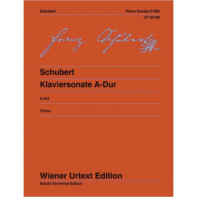 Schubert, Franz - Piano Sonata A Major op. 120 D 644 