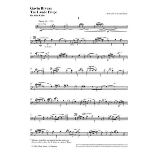Bryars, Gavin - Tre Laude Dolçe 