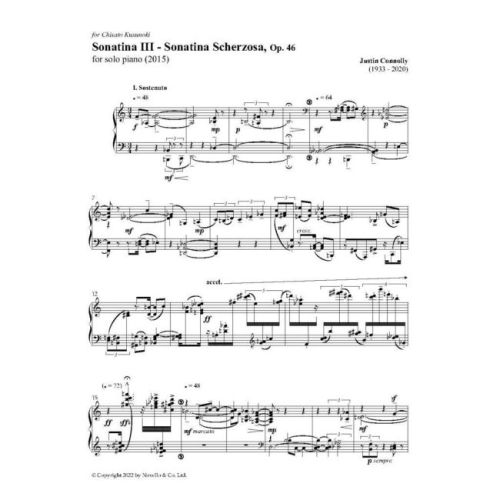 Connolly, Justin - Sonatina III