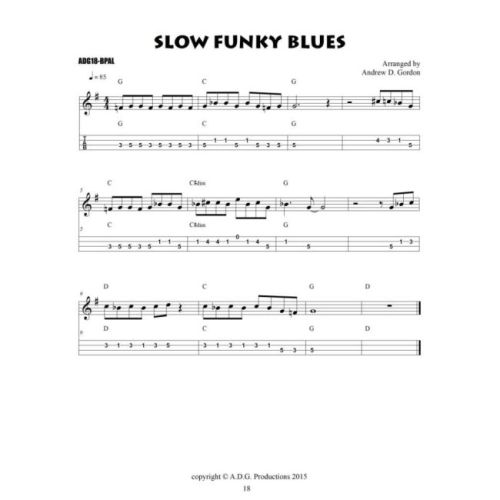Gordon, Andrew D. - The Blues Play-A-Long and Solos Collection
