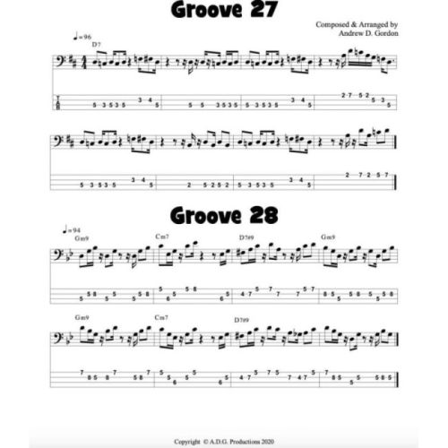 Gordon, Andrew D. - 100 Ultimate Soul, Funk and R&B Grooves for Bass
