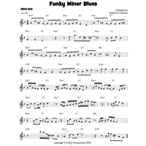 Gordon, Andrew D. - Blues PLay-A-Long and Solos Collection