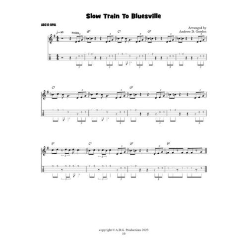 Gordon, Andrew D. - Blues Play-A-Long And Solos Collection for Ukulele