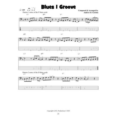 Gordon, Andrew D. - The Blues Scale for Bass