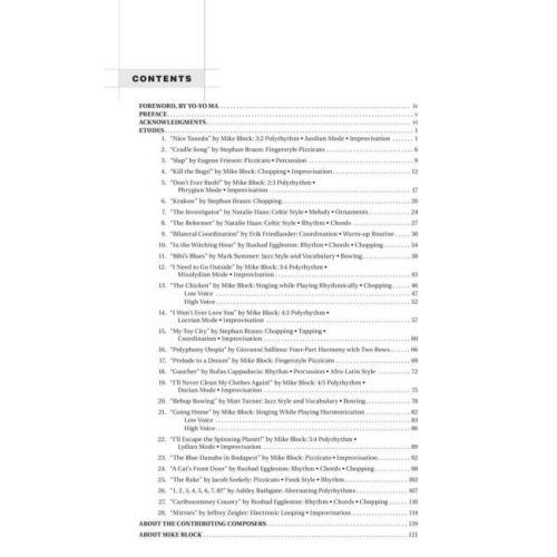 Contemporary Cello Etudes