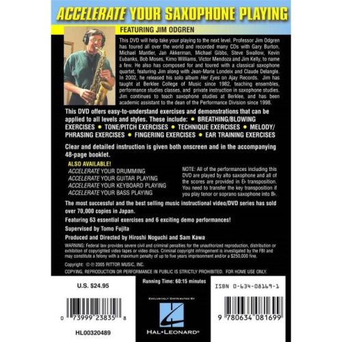 Accelerate Your Saxophone Playing