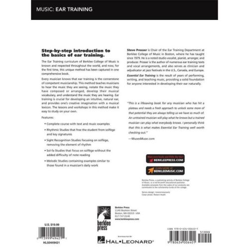 Essential Ear Training For The Contemp. Musician