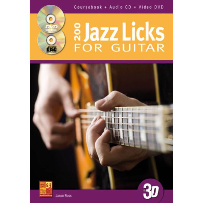 200 Jazz Licks For Guitar In 3D