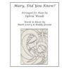 Mary, Did You Know?