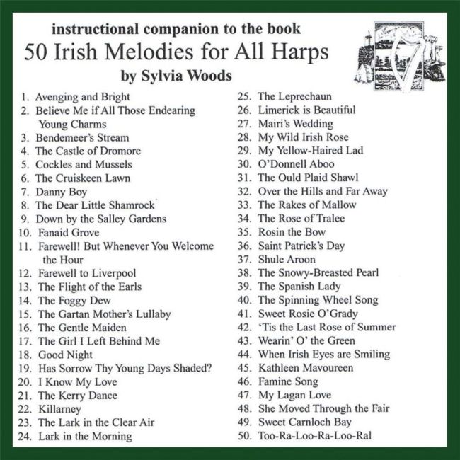 50 Irish Melodies for All Harps