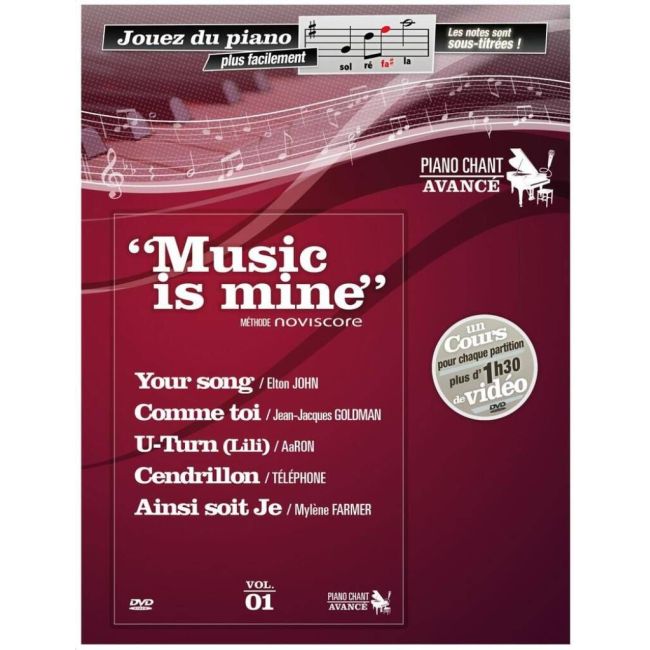 Music Is Mine Vol. 01: Piano Chant Avancé
