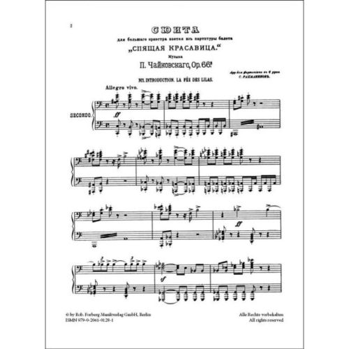 Tchaikovsky, Pyotr Ilyich - Suite from the Sleeping Beauty Op.66A