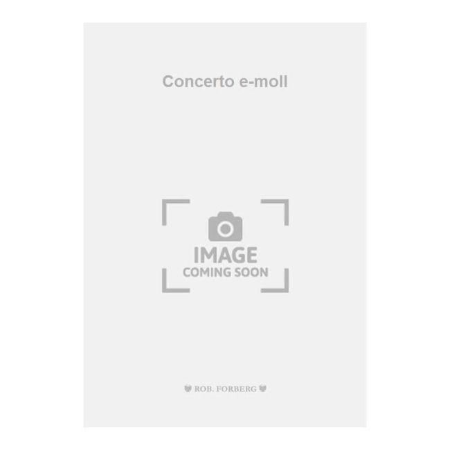Conus, Georges - Concerto e-moll