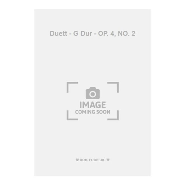 Dotzauer, Friedrich - Duett - G Dur - OP. 4, NO. 2