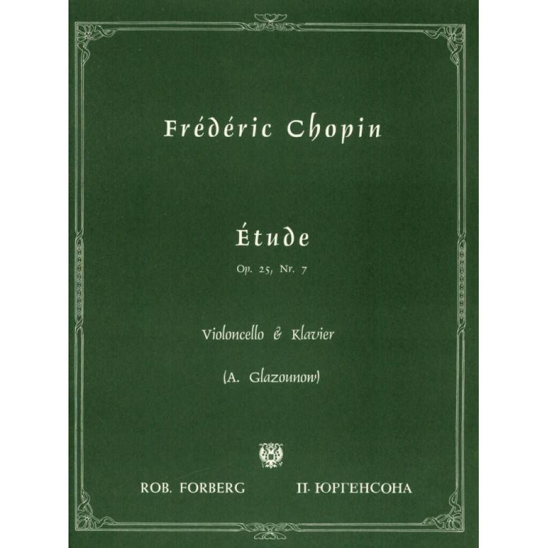 Chopin, Frédéric - Etude op.25 nr.7