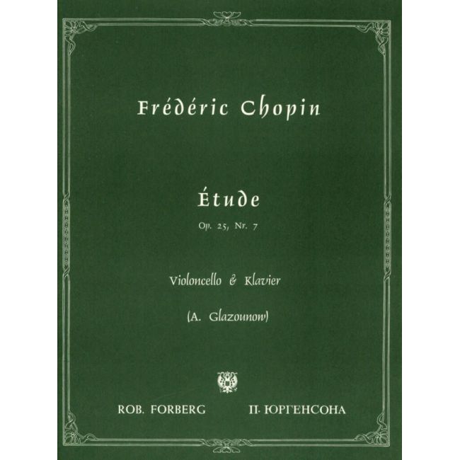 Chopin, Frédéric - Etude op.25 nr.7