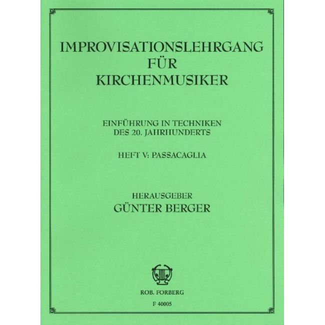 Various - Improvisationslehrgang für Kirchenmusiker Heft 5