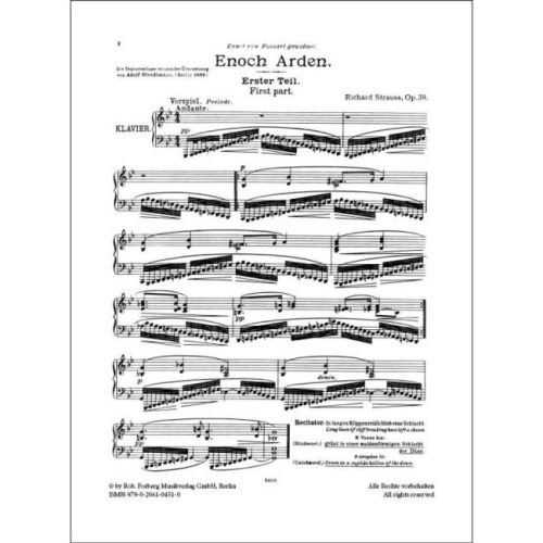 Strauss, Richard - Enoch Arden, op.38