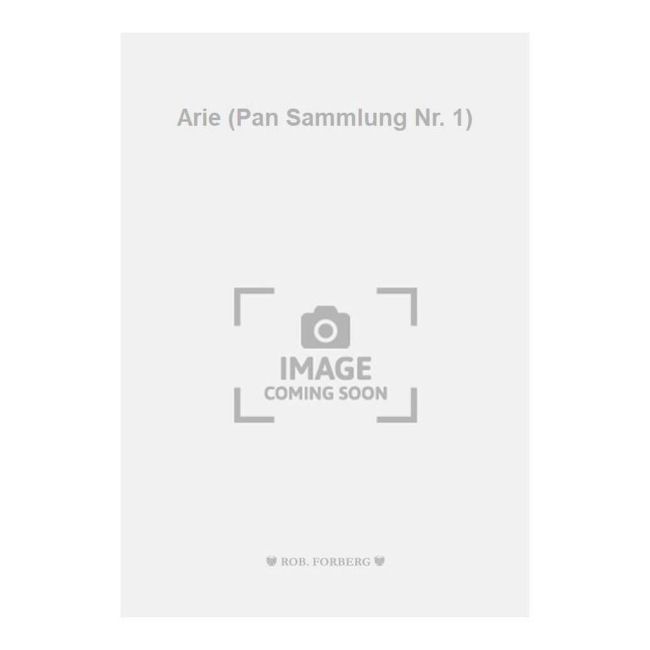 Bach, Johann Sebastian - Arie (Pan Sammlung Nr. 1)