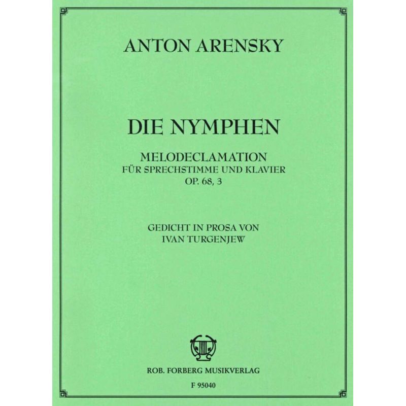 Arensky, Anton Stepanovich - Die Nymphen