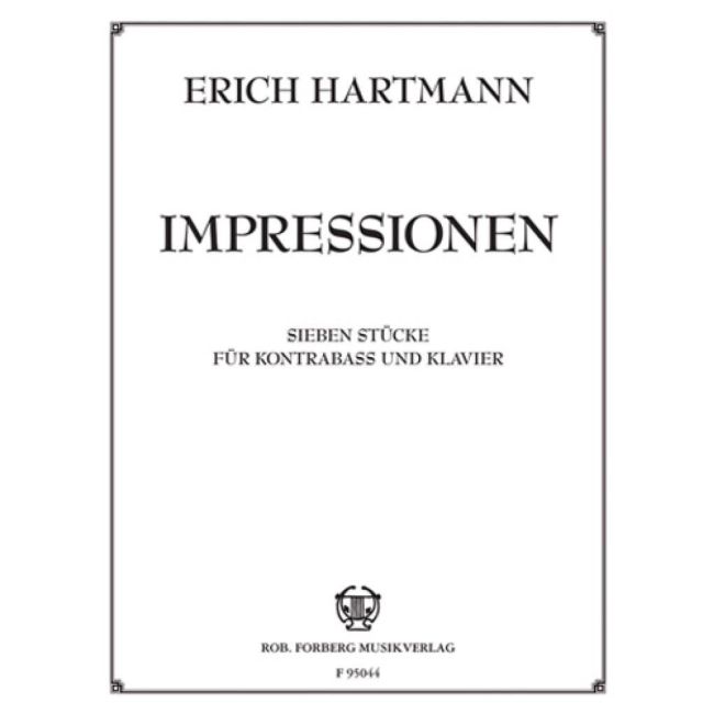 Hartmann, Erich - Impressionen für Kontrabass und Klavier