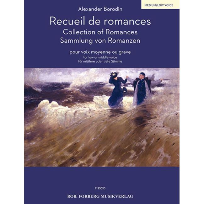 Borodin, Alexander Porfiryevich - Recueil de Romances - Low/Middle Voice