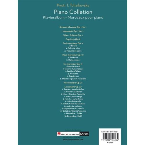 Tchaikovsky - Piano Collection