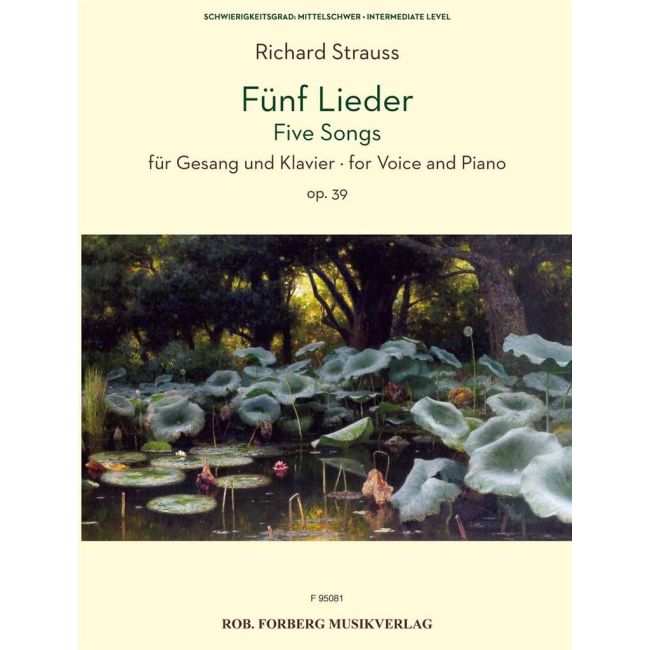 Strauss, Richard - Fünf Lieder op. 39