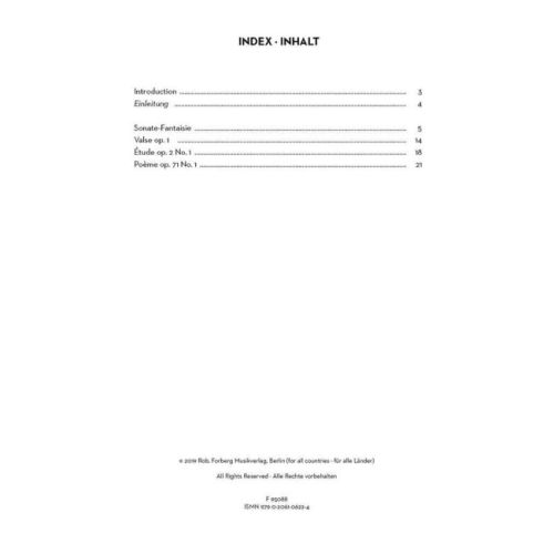 Scriabin, Alexander Nikolayevich - Selected Piano Pieces