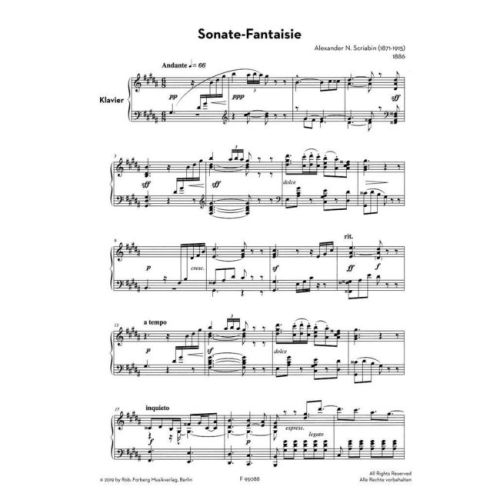 Scriabin, Alexander Nikolayevich - Selected Piano Pieces