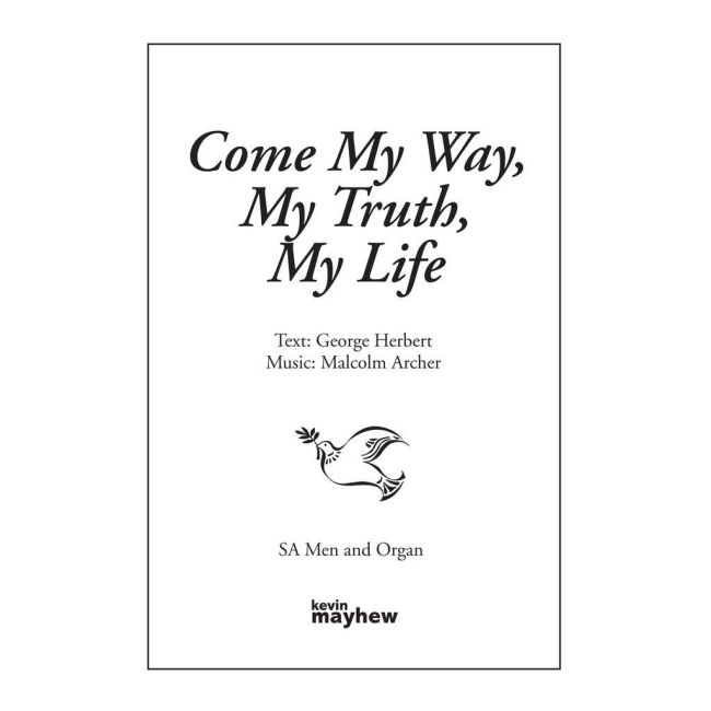Archer, Malcolm - Come My Way-Octavo