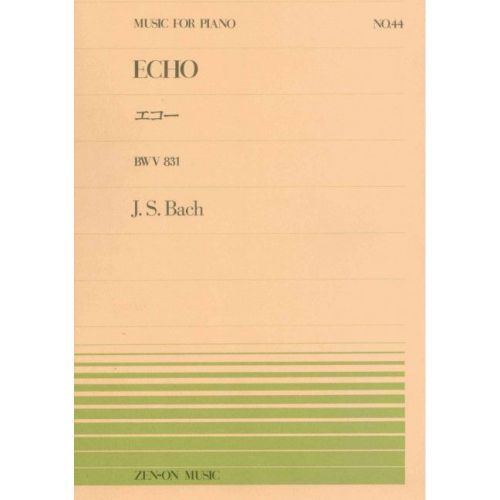 Bach, J.S - Echo BWV831 44