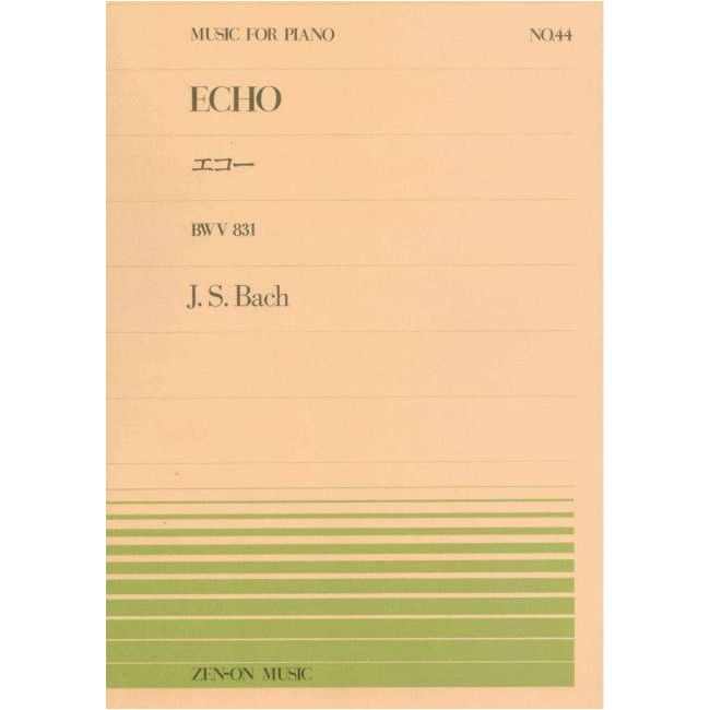 Bach, J.S - Echo BWV831 44