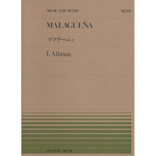 Albéniz, Isaac - Malagueña 215